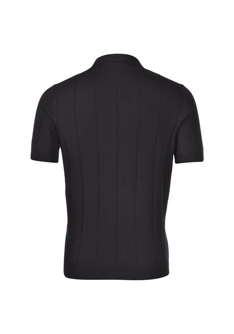 Polo Gran sasso uomo 5719120660 Nera manica corta fashion fit fresh cotton Gran sasso | Polo | 5719120660099